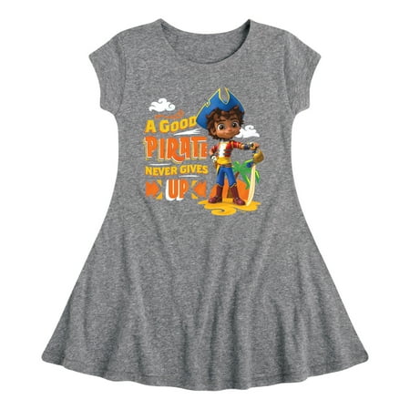 

Santiago of The Sea - A Good Pirate - Toddler And Youth Girls Fit And Flare Dress