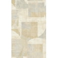 thumbnail image 1 of Natural Geometric Cirles and Stripes Wallpaper R8184, 1 of 1