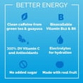 thumbnail image 3 of Ethan's Organic Energy Drink Mix, Pomegranate Blueberry Flavor, Clean Caffeine From Green Tea and Guayusa, Energy Powder Packets With Antioxidants, B6 & B12 Vitamin C And No Added Sugar (6 pack), 3 of 6