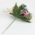 thumbnail image 3 of Red Berry Picks Evergreen Wreath Picks & Pine Branches Artificial for Christmas Crafts & Winter Berries Spray Holly Wire Stem Pick Holiday Decorations DIY Ornaments, Xmas Decor Floral Arrangement, 3 of 3