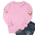 thumbnail image 4 of ‌FDGIU Trendy 2025 Women's Xmas Sweater – Funny Print Long Sleeve Pullover, Winter Casual Tunic‌, 4 of 5