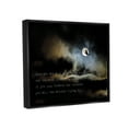 thumbnail image 3 of Stupell Industries Witch Flying By Moon Holiday Painting Black Floater Framed Art Print Wall Art, 21 x 17, 3 of 9