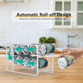 thumbnail image 3 of Hopper Stackable Can Organizer for Pantry  Can Organizer Storage Rack  4 Pack Can Food Organizer  Beverage Storage Holder for Refrigerator  Cabinet Can Dispenser for Pantry, 3 of 9