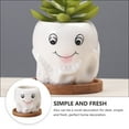 thumbnail image 4 of Shisuyan Adorable Succulent Planter Cartoon Octopus Ceramic Flowerpot Desk Decoration, 4 of 9