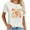 White, variant on Peace Out 4th Grade Last Day Of School Teacher Stu Women's Graphic T-shirt - Trendy and Comfortable Top with Chic Print