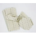 thumbnail image 2 of Fennco Styles Modern Stitched Line Table Cloth Napkins 20" W x 20" L,Set of 4 - White Woven Dinner Napkins for Dining Table, Banquet, Family Gathering, Holiday Décor and Special Occasion, 2 of 3