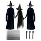 thumbnail image 3 of Teissuly Halloween Decoration Creative Horror Halloween Witch Jar Black Witch Ornament Pendant Teissuly WER202309201514, 3 of 8