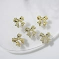 thumbnail image 5 of 30pcs 3D Metal Bow Nail Charms for Acrylic Nails Alloy Nail Bows Gold Silver Gray Bow knot Nail Art Charms Cute Bow Charms Kawaii Bow tie Nail Accessories Nail Jewels for Women Girls Manicure, 5 of 7