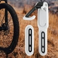 thumbnail image 3 of Portabicicletas de pared de hasta 35 libras, resistente, portabicicletas para garaje, gancho para bicicletas, soporte vertical para ciclismo, soporte Blanco negro Macarena Portabicicletas de pared, 3 of 8