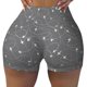 thumbnail image 2 of Balery Airplane Routes Around The World Pantalones cortos de entrenamiento estampados para mujer, sin costuras, ajustados, para gimnasio, yoga, correr, deportes, ejercicio activo, fitness.-Small, 2 of 8