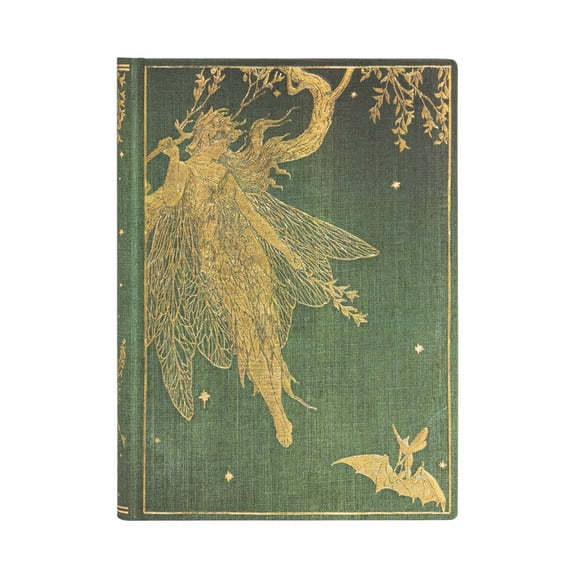 Olive Fairy MIDI Lined Hardcover Journal, 144pg, 120gsm by Paperblanks (Lang's Fairy Books), (Hardcover)