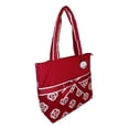 thumbnail image 3 of SazyBee 3 piece Diaper Tote Bag Set - Custom Embroidery Available Burgundy Medallions, 3 of 6