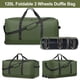 thumbnail image 3 of Bolsa de viaje Finnhomy, 120 L, plegable con 3 ruedas, 82 x 36 x 40 cm, color verde, 3 of 7
