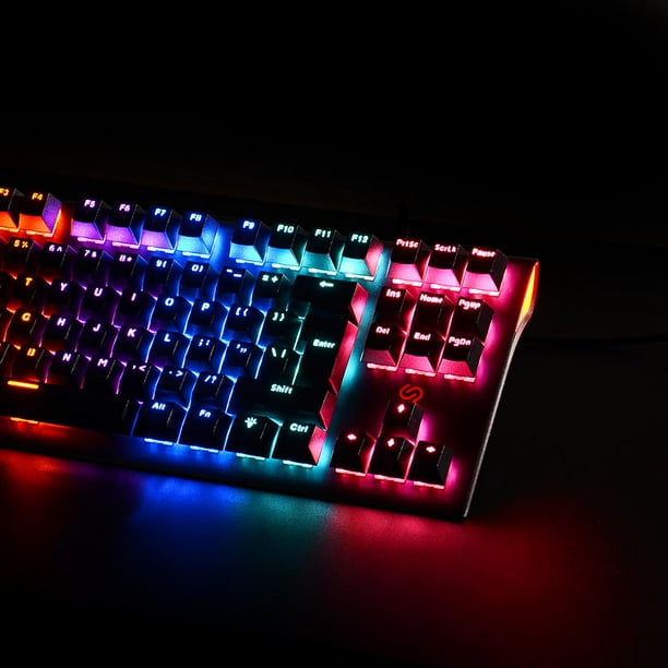 Clavier de jeu plat avec éclairage RGB