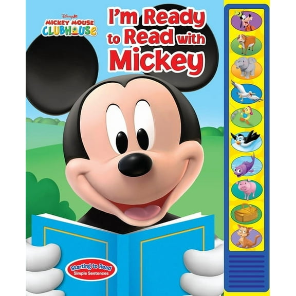 Disney Junior Mickey Mouse Clubhouse: I'm Ready to Read with Mickey Sound Book, (Paperback)