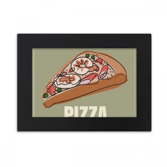 Slice Of Pizza Italy Sea Foods Desktop Photo Frame Ornaments Picture Art Painting