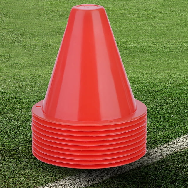 Conos De Entrenamiento De Fútbol, juego De 10 Conos De Fútbol, discos Portátiles De Marcado De Fútbol Para Ejercicios, Entrenamiento Deportivo,