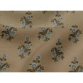 thumbnail image 4 of oneOone Viscose Jersey Light Brown Fabric Leaves & Flower Floral Sewing Material Print Fabric By The Yard 60 Inch Wide, 4 of 5