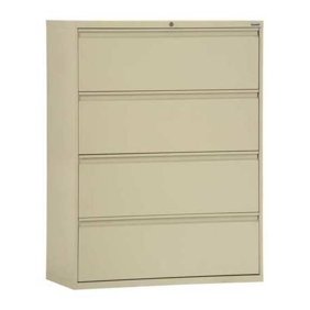 Hl1000 Series 30 Inch Wide 4 Drawer Lateral File Cabinet Putty Walmart Com Walmart Com