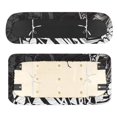 thumbnail image 7 of HUIACONG Black White Floral Golf Cart Seat Covers 2 Pack, Easy to Install Thick Golf Cart Seat Cover Towel Blanket for 2 Person Seats, 7 of 7