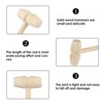 thumbnail image 4 of 20 Pcs Mini Wooden Hammers for Chocolate, Small Wood Toy Mallets for Kids, 4 of 7