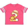thumbnail image 3 of Inktastic 2nd Birthday Safari Lion 2 Year Old Boys or Girls Toddler T-Shirt, 3 of 5