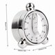 thumbnail image 2 of 60 minutes kitchen timer, children's timer mechanical timer manual, 2 of 4