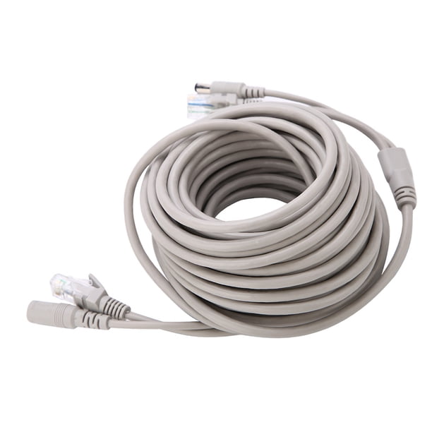 CCTV de cable, Conector Conun Compatible de 2.1 mm / 5.5 mm, Cable de CCTV Ethernet, 1 x RJ -45 - Masculino / 2.1x5.5 mm de cable RJ45+DC Femenino, Hogar de Para El NVR