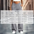 thumbnail image 3 of Ovbmpzd Loose Pants Yoga Wide-Leg Gray Active High Wasited Leggings Casual Tummy Control Leggings With Pockets,XL, 3 of 6