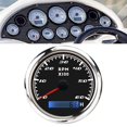 thumbnail image 3 of Velocímetro Universal 12v/24v Cuentakilómetros 85mm 0-7000rpm Blanco, 3 of 5