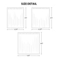 thumbnail image 6 of ANMINY Blackout Curtain Panels Solid Color Space Room Divider Screen Partition Fabric, 96"x120", Black, 6 of 8
