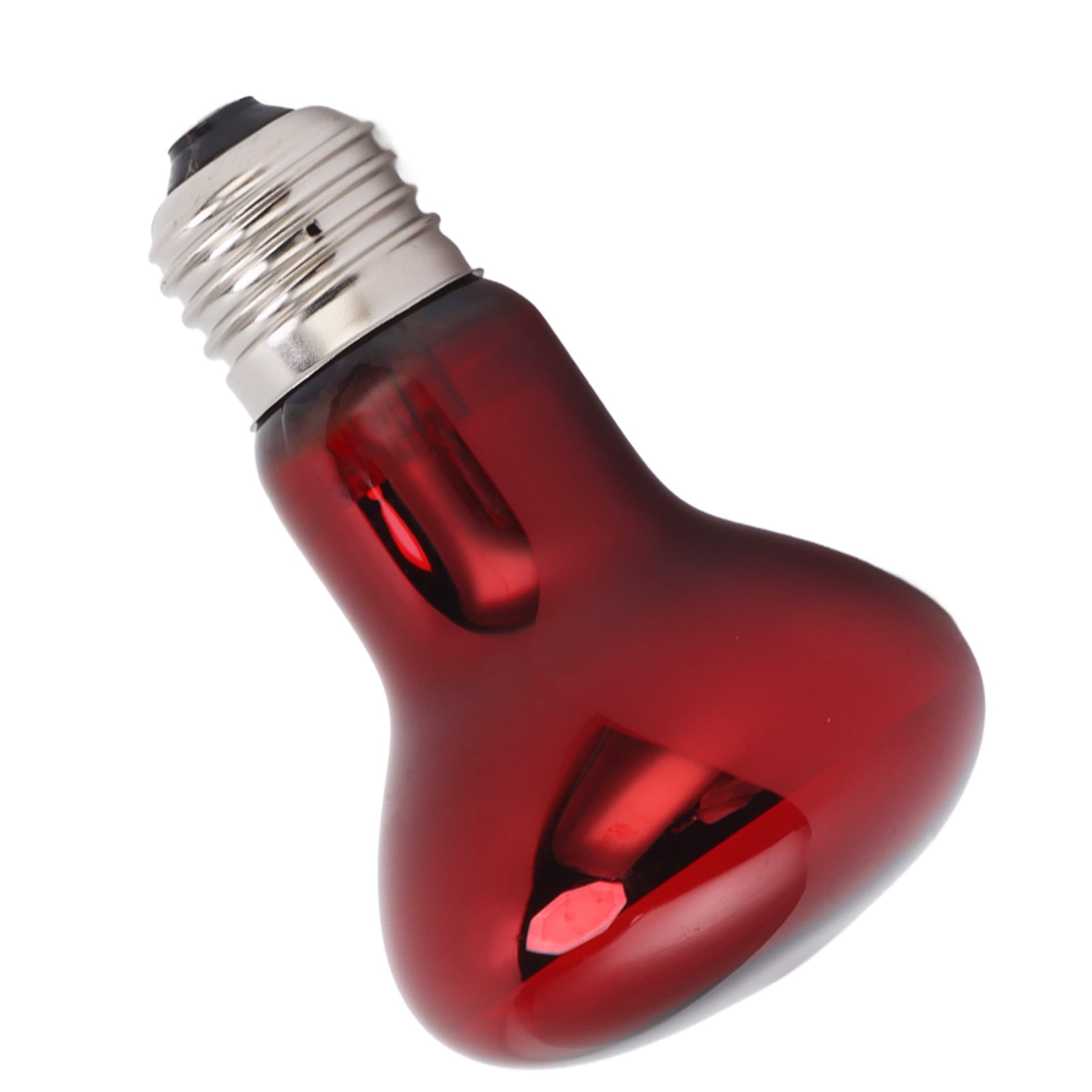 Professional Reptile Heat Lamp Bulb UVA Day and Night Amphibian Basking Light Bulb 75W / 220V-240V for Bearded Dragon Lizards Snakes and Turtles (Red)