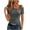 #205-Gray, variant on Favoffer Women's Off Shoulder Blouse Short Sleeve Irregular Hem Casual Loose Top Summer Fashion Daily Casual Solid Color Tee