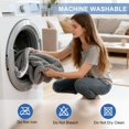 thumbnail image 3 of Heated Blanket Electric Blanket,Cozy Faux Rabbit Fur & Soft Flannel Warm Heater Throw Blanket with 5 Fast Heating Levels &10Hours Auto-Off Over-Heat, 3 of 7