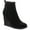 Black MC, variant on Sun + Stone Womens Camillia F Faux Suede Ankle Wedge Boots