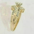thumbnail image 4 of 14K Yellow Gold Plated 2CT Marquise Cut Simulated Diamond Women's Engagement Ring, 4 of 4