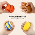 thumbnail image 3 of Pelotas antiestrés de espuma MCPINKY, 6 unidades, minideportivas, 6,35 cm, 3 of 7