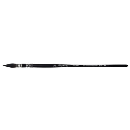 UPC: 3046450006657 | Raphael SoftAqua Synthetic Squirrel Watercolor Brush Quill 3/0
