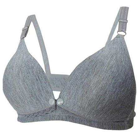 

Realyc Women\ s Nursing Bra Front Buckle Maternity Breastfeeding Pregnant Brassiere Underwear