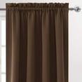 thumbnail image 3 of Blackout Curtains for Bedroom 54 Inch Length 2 Panels Set, Thermal Insulated Privacy Energy Saving Rod Pocket Window Curtain Room Darkening Drapes, W42 x L54 Inch, 3 of 7