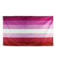 thumbnail image 1 of FELTECHELECTR 1 bandera arcoíris de poliéster lesbiana de moda, grande y duradera, para exteriores., 1 of 6