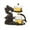 Black, variant on Glass Teapot Set, Heat-resistant Glass Tea Set, Semi-automatic with Infuser Teapots, Lazy Kungfu Teapot, For Tea Preparation in the Home Office Teapot