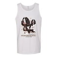 thumbnail image 2 of If It's Not an English Springer Spaniel It's Just a Dog Gift | Mens Dog Lover Graphic Tank Top, White, Medium, 2 of 3