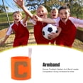 thumbnail image 4 of Brazalete de competición de líder de banda de capitán de fútbol para niños (naranja), 4 of 5