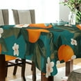 thumbnail image 5 of Yayeee Tablecloths 54" x 54" Rectangle Wrinkle Resistant Party Table Cover, Orange Leaves, 5 of 8