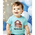 thumbnail image 3 of Big Brother Barn Farm Animals Shirt for Sibling Reveal Baby Announcement Outfits Chill Shirt 4T, 3 of 6