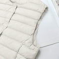 thumbnail image 6 of Hueook Long Vest for Women Fashion Women Winter Warm Wadded Style Down Coat Tank Siolid Tops Jacket White M, 6 of 7