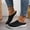Black, variant on 2026 Women's Breathable Knit Slip-On Walking Shoes, Comfortable Backless Mules Sneakers, Lightweight Orthopedic Casual Loafers with Arch Support for Summer Daily Wear