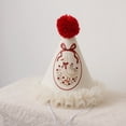 thumbnail image 7 of Wiywef Princess Conical Tulle Birthday Hat Non-Woven Fabric Party Cap for Themed Events Photo Props, 7 of 7