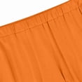 thumbnail image 5 of JJHGVB Capris Pants Lounge Pants pantalones capri Elastic Waist Loose Cropped Cropped Pant Knee Length Capri Pants Capris Pants for Women Casual Loose women's capris Summer Cropped Orange 3XL, 5 of 8